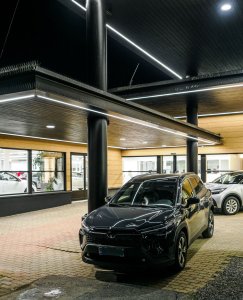 Ny belysning till finska AC Auto-Center Pori @toyotaautocenter! Utomhus- och showroomsytorna har fått en helt ny ljus...